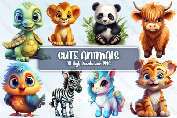 Download Cute Animals Sublimation Clipart - Cute animals Collection
