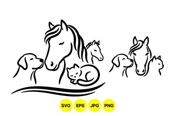 Download Minimalist Animal Line Art Set - Premium Resources