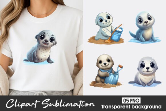 Download Cute Seal Watercolor Clipart PNG - Watercolor clipart Collection