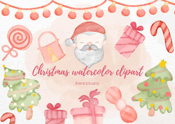 Download Christmas Watercolor Clipart PNG - Watercolor clipart Collection