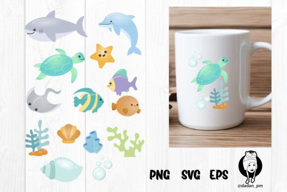 Download Cute Sea Animals Png Sublimation - Cute sea animals png Collection