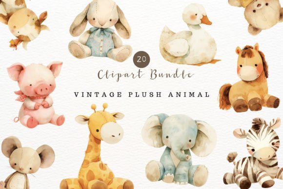 Download Nursery Animal Watercolor Clipart - Watercolor clipart Collection